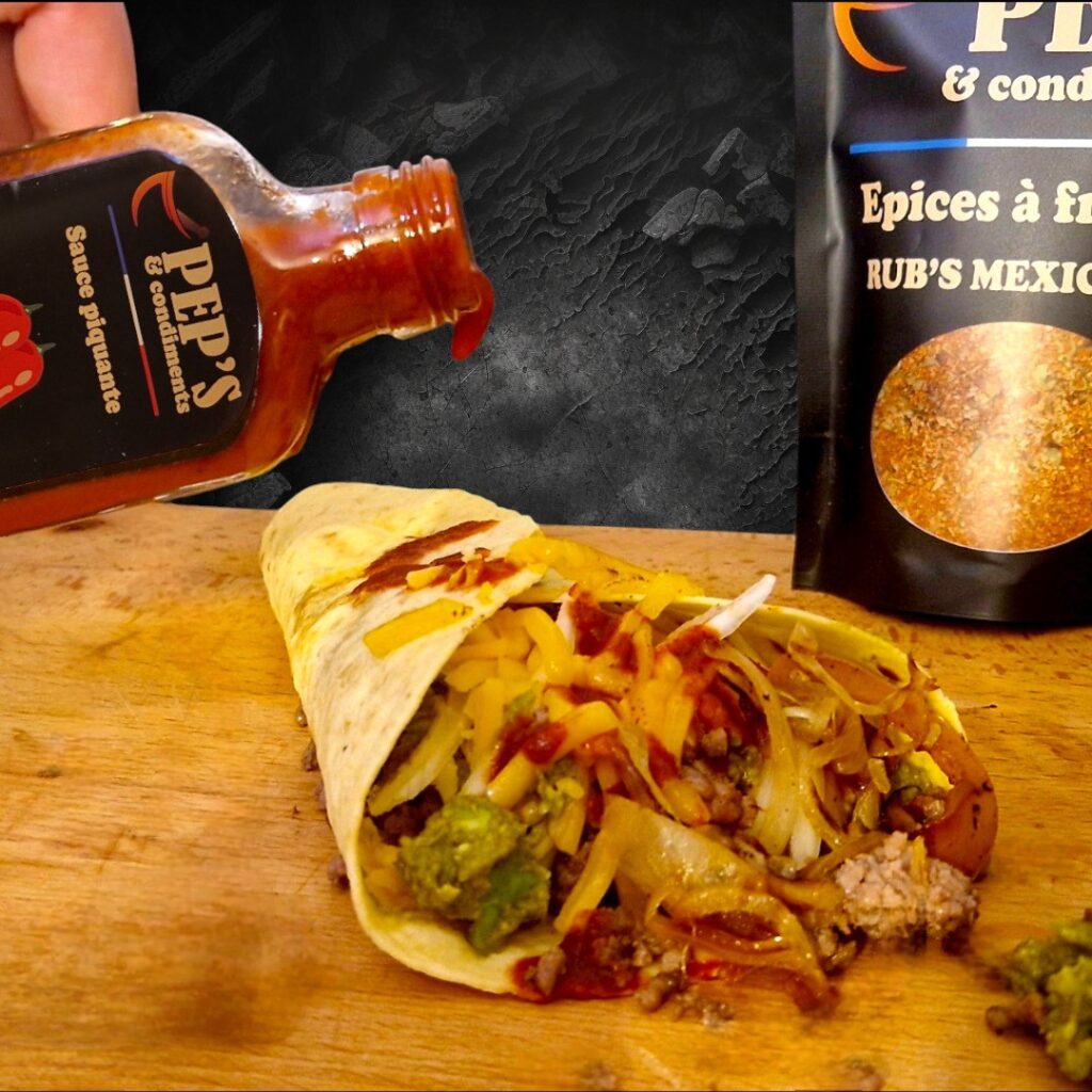 acos au Rub Mexicano & Sauce La Flamme