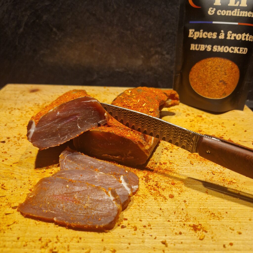 filet mignon séché Rub Smoked